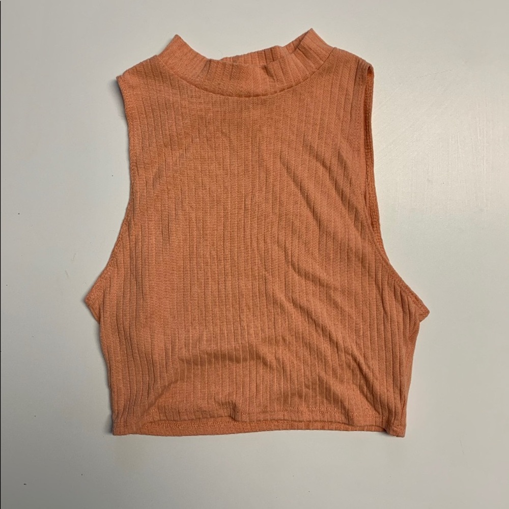 Coral Crop Top